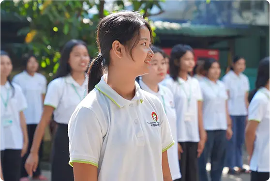 大樹日本語学校の学生達